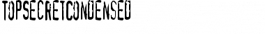 TopSecretCondensed Regular Font