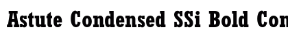 Astute Condensed SSi Bold Condensed preview