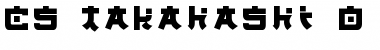 CS Takahashi D Font