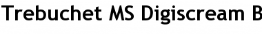 Trebuchet MS Digiscream Bold Font