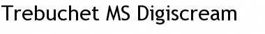 Trebuchet MS Digiscream Regular Font