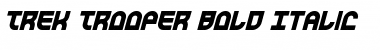Download Trek Trooper Bold Italic Font