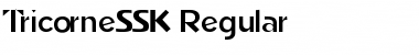 TricorneSSK Regular Font