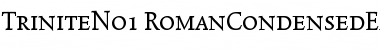 TriniteNo1 RomanCondensedExp Font