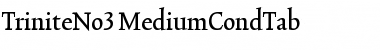 TriniteNo3 Font