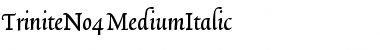 TriniteNo4 Medium Font