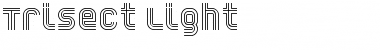 Trisect Light Font