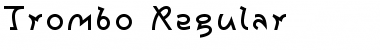 Trombo Regular Font