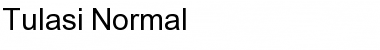 Tulasi Normal Font