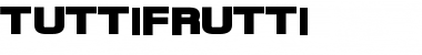 TuttiFrutti Regular Font