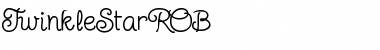 TwinkleStarROB Regular Font