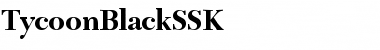 TycoonBlackSSK Regular Font