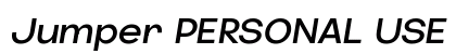 Jumper PERSONAL USE ONLY Light Italic preview