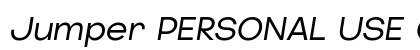 Jumper PERSONAL USE ONLY Thin Italic preview