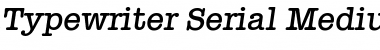Download Typewriter-Serial-Medium Font