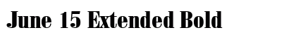 June 15 Extended Bold preview
