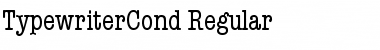 TypewriterCond Regular Font