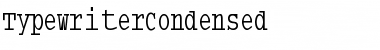 TypewriterCondensed Regular Font