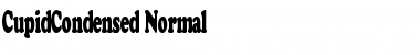 CupidCondensed Normal Font