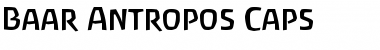 Baar Antropos Caps Regular Font