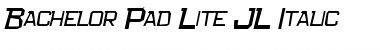 Bachelor Pad Lite JL Italic Font