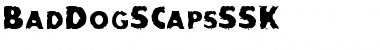 Download BadDogSCapsSSK Font