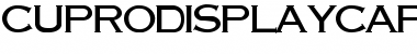 Download CuproDisplayCapsSSK Font