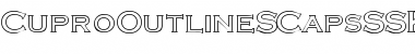 Download CuproOutlineSCapsSSK Font