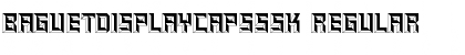 Download BaguetDisplayCapsSSK Font