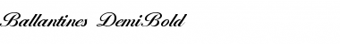 Ballantines-DemiBold Regular Font