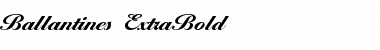 Download Ballantines-ExtraBold Font