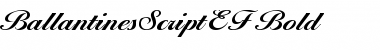 BallantinesScriptEF Regular Font