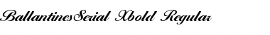 BallantinesSerial-Xbold Regular Font