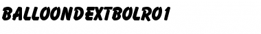 Download BalloonDExtBolRo1 Font