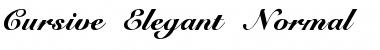 Cursive-Elegant Normal Font