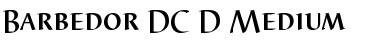 Barbedor DC D Regular Font