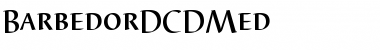 BarbedorDCDMed Regular Font