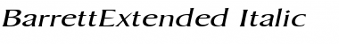 Download BarrettExtended Font