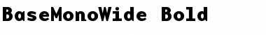 BaseMonoWide Bold Font