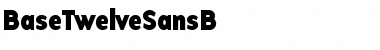 Download BaseTwelveSansB Font