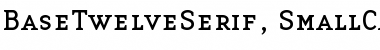 Download BaseTwelveSerif, SmallCaps Bold Font