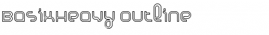 BasixHeavy Outline Regular Font