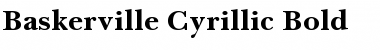 Baskerville Cyrillic Font