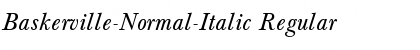 Download Baskerville-Normal-Italic Font