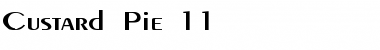 Custard Pie 11 Regular Font