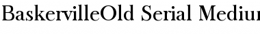 BaskervilleOld-Serial-Medium Regular Font