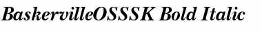 BaskervilleOSSSK Bold Italic Font