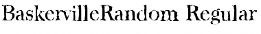BaskervilleRandom Regular Font