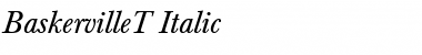 BaskervilleT Italic Font