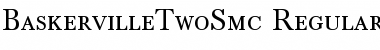 Download BaskervilleTwoSmc Font